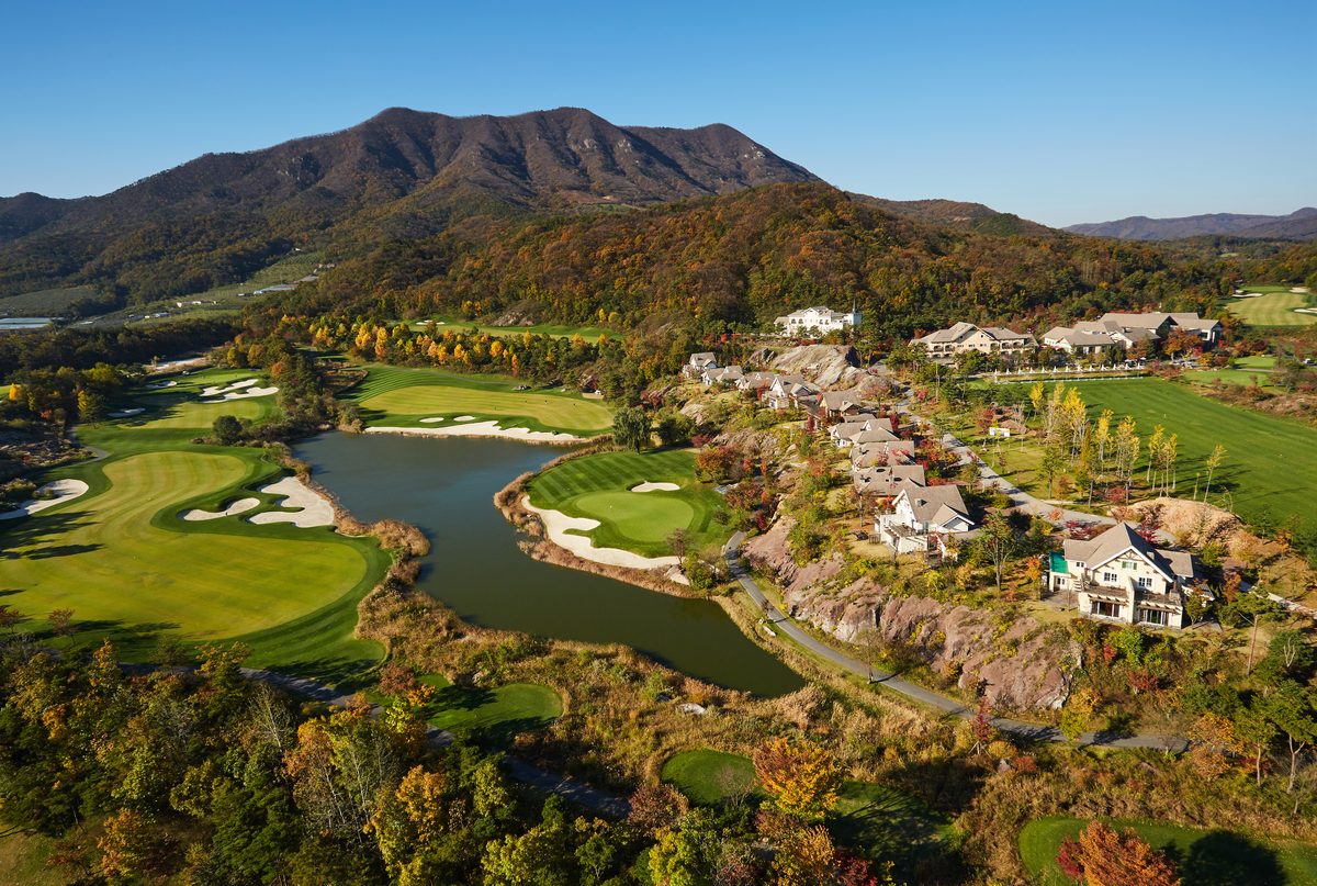 블루원 상주 골프클럽 코스 전경